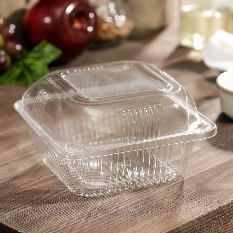 товар Контейнер c крышкой ПЭТ, 130*130*75 мм, 700 мл [серия ИП-9] PLK24914